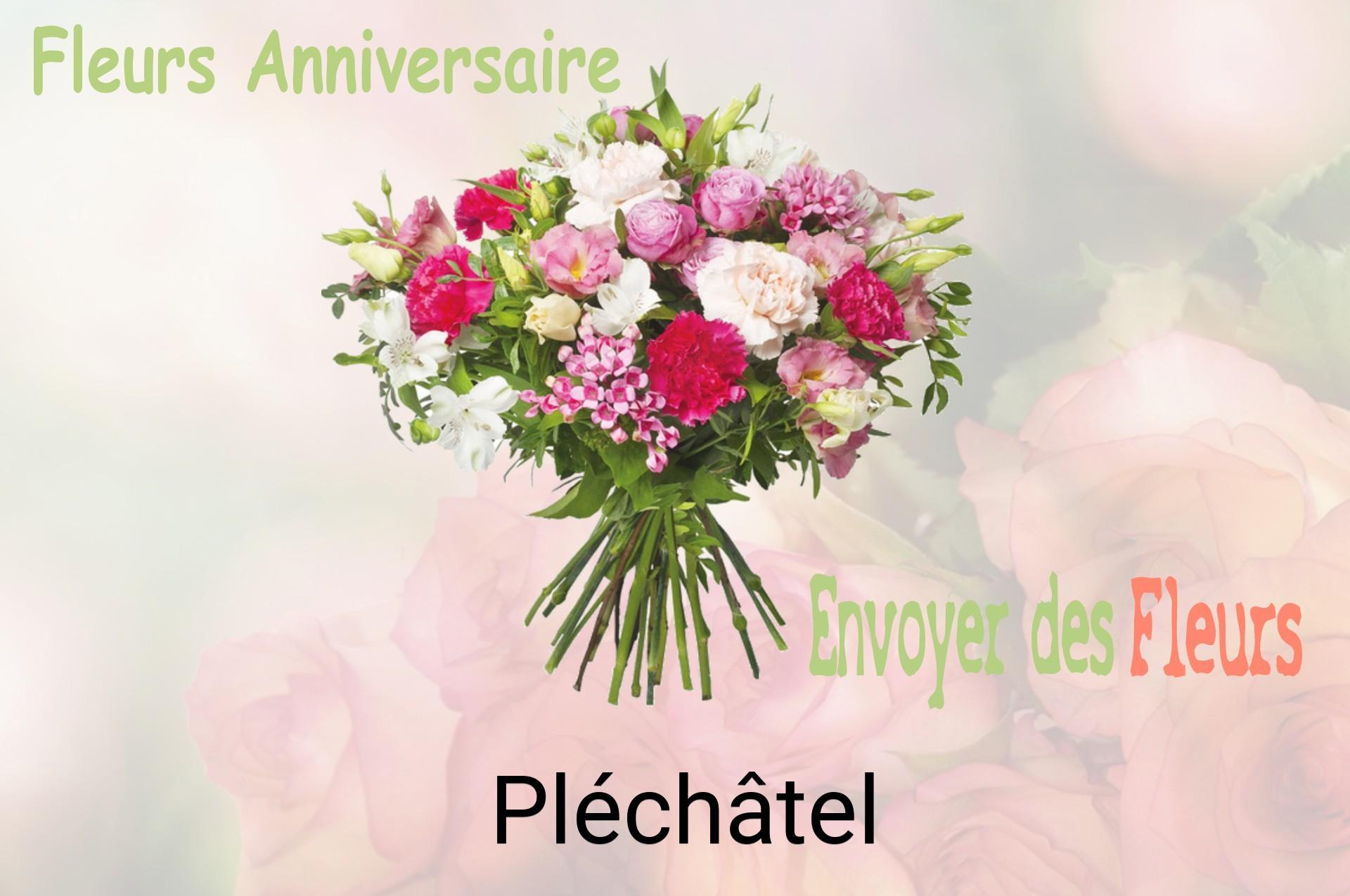 Bouquet de fleurs d’anniversaire livré à Pléchâtel