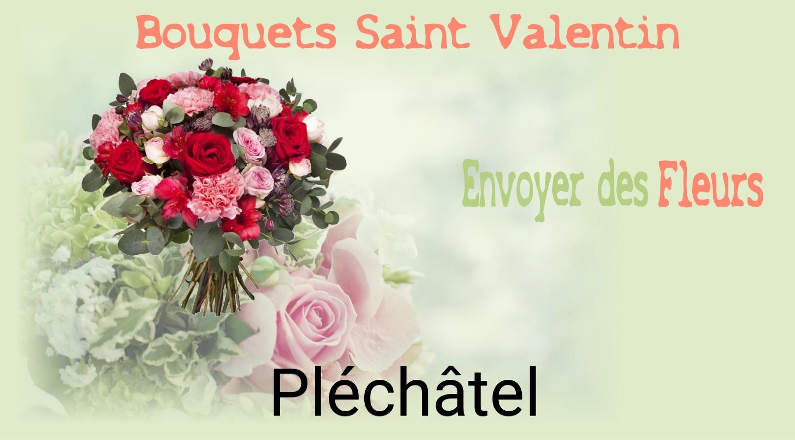 Roses de Saint-Valentin livrées à Pléchâtel